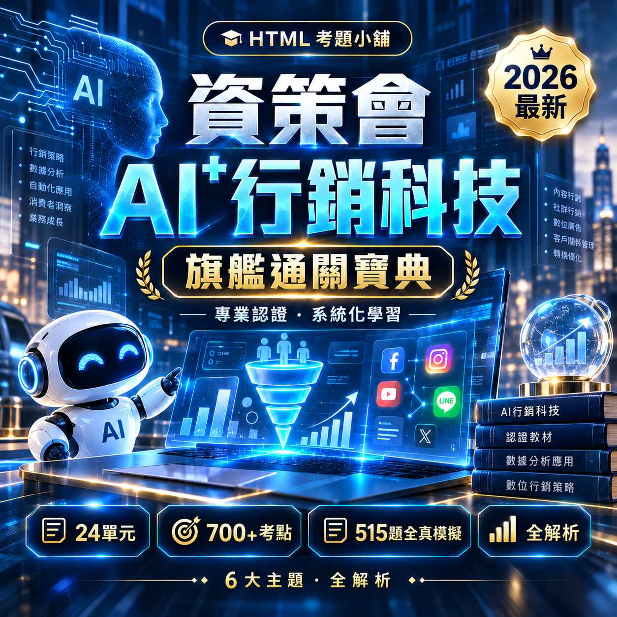 資策會 AI+行銷科技專業人員認證 數位教材
