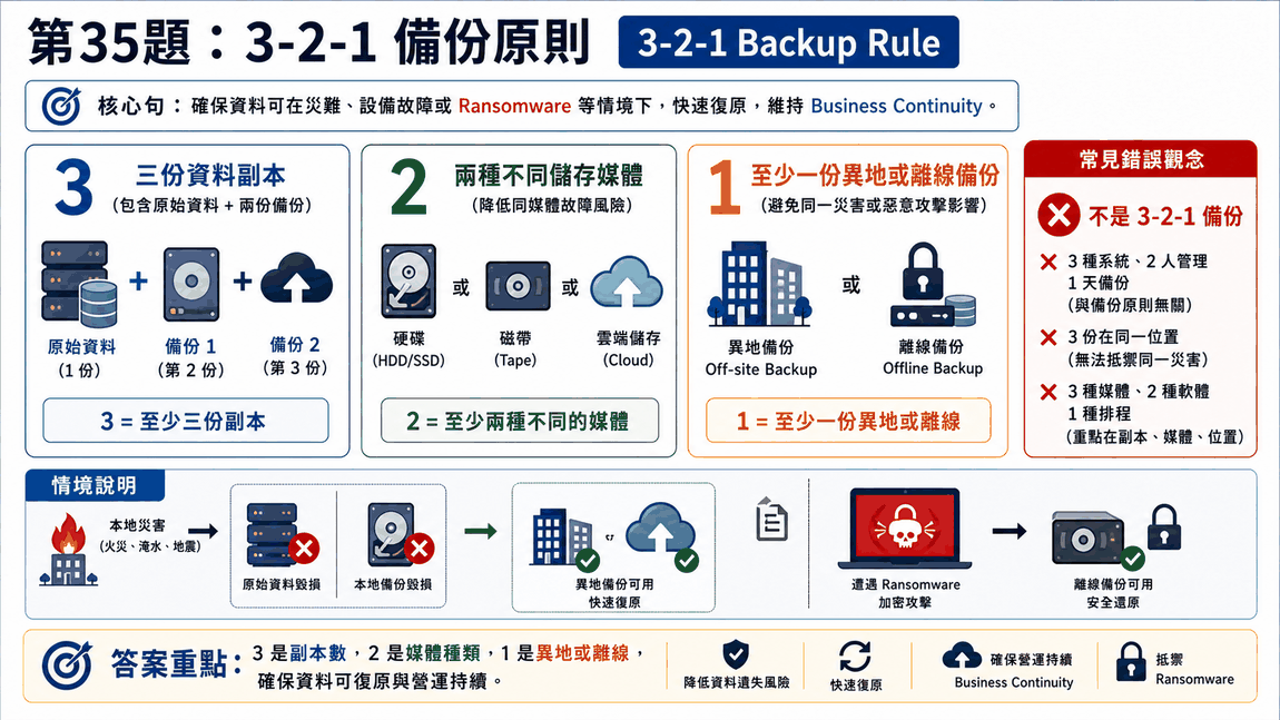 3-2-1 備份原則圖解